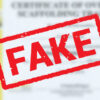 Unmasking the Threat of Fake Cards and Certificates: A Call for Authenticity in Scaffolding Training