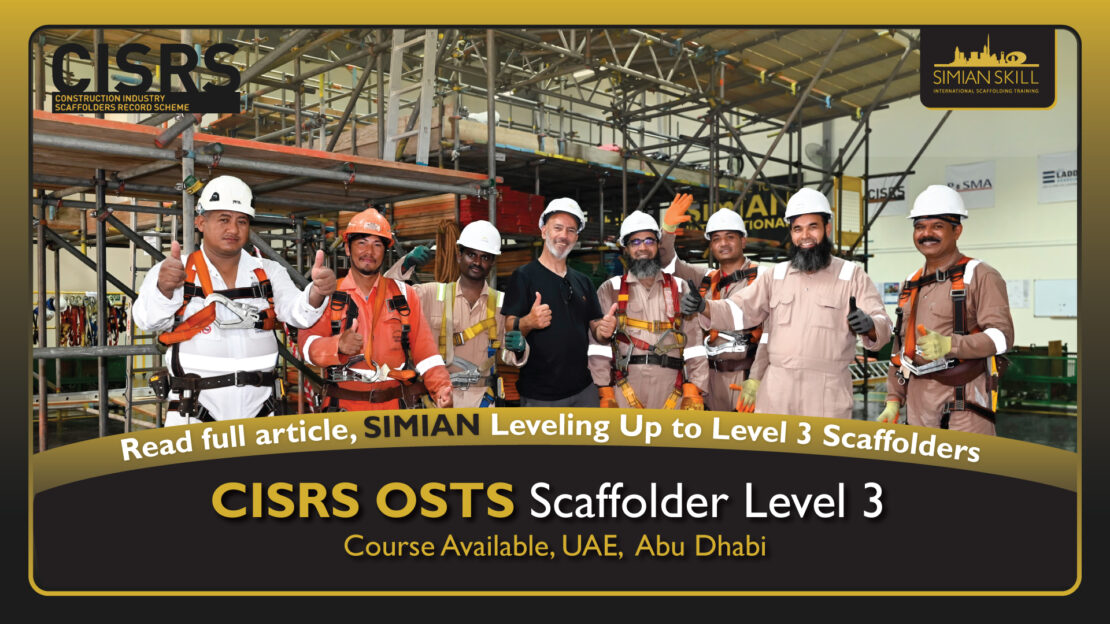 CISRS LEVEL 3 scaffolder course in uae